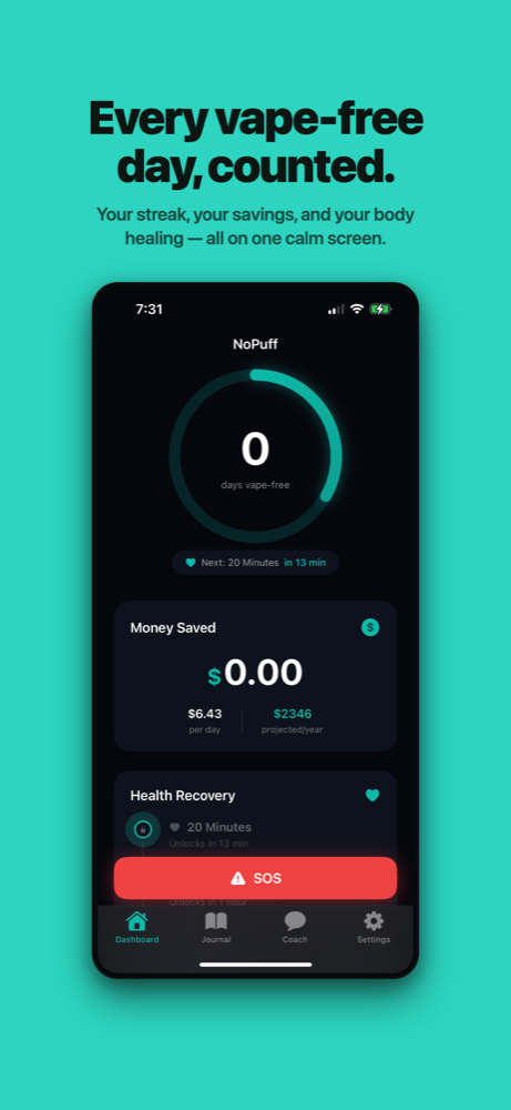 NoPuff screenshot