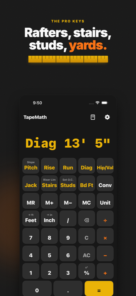 TapeMath screenshot