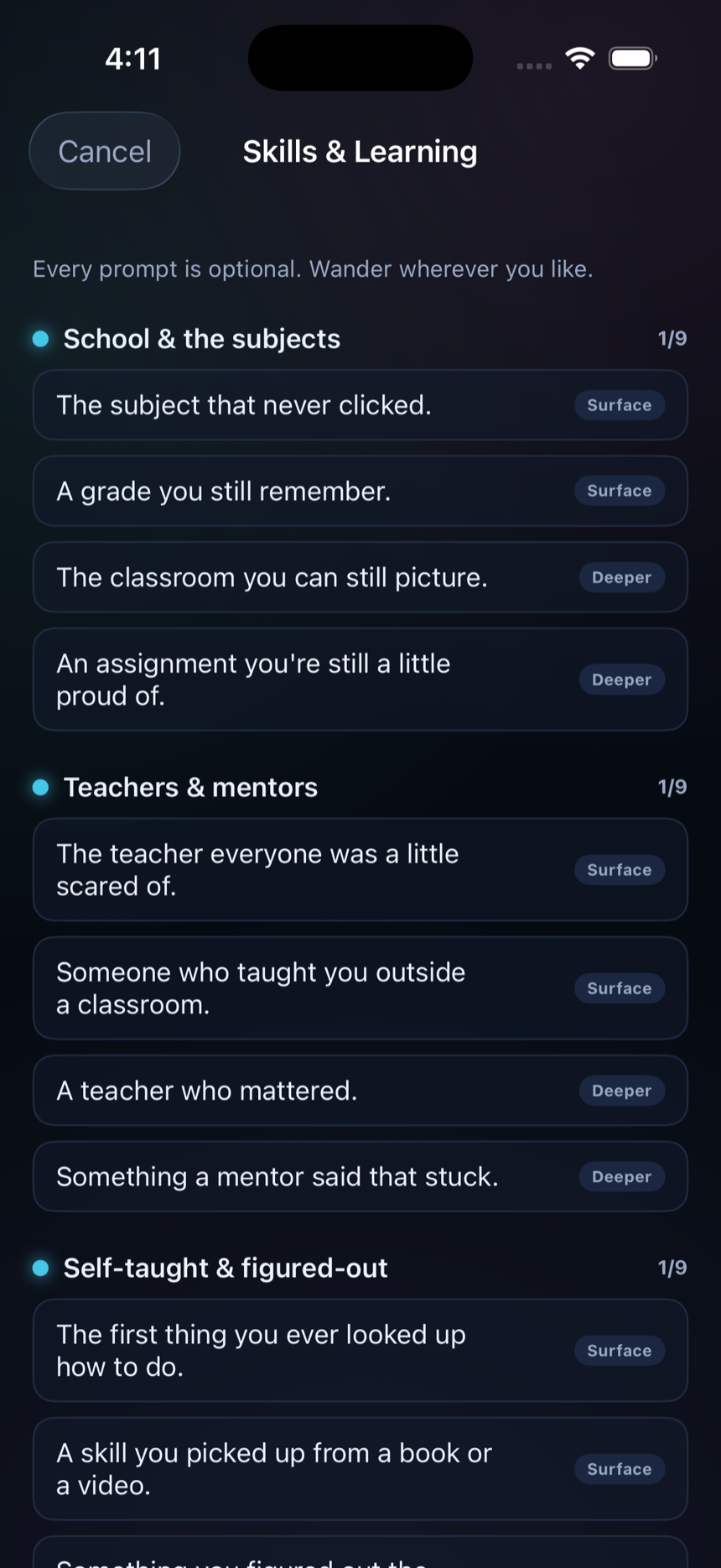 YourLore screenshot